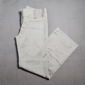 Joe B Women 11 Gray Mid Rise Bootcut Lightweight Dress Pants